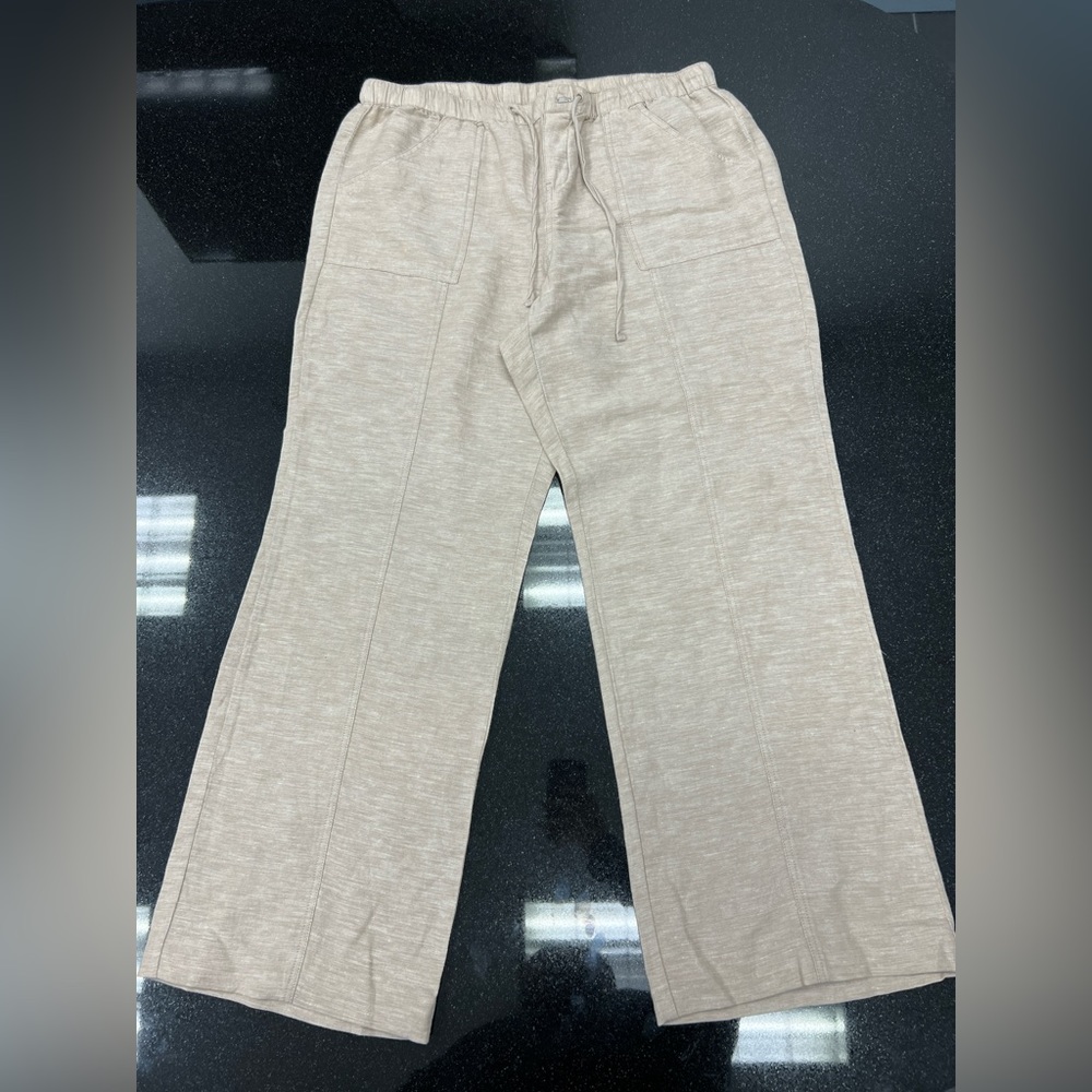 Beige Linen Women’s Pants - New York & Company